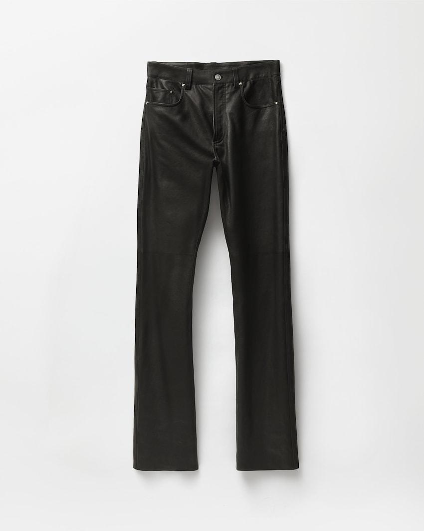 leather pants by VERSACE