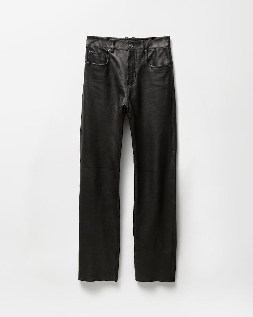 leather pants by VERSACE