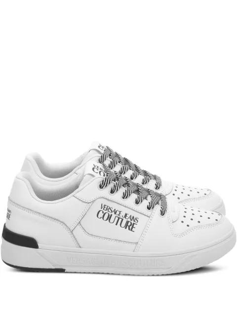 leather sneakers by VERSACE