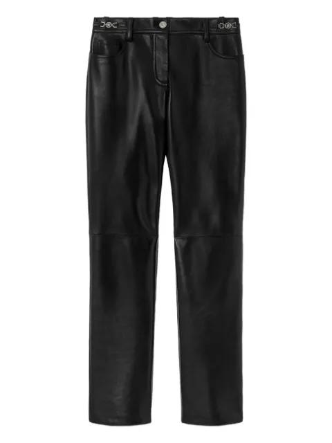 leather trousers by VERSACE
