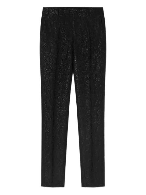 leopard-pattern trousers by VERSACE