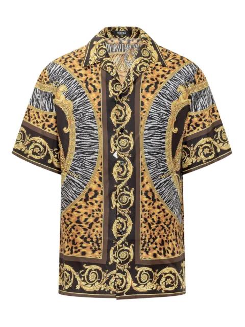 leopard-print shirt by VERSACE