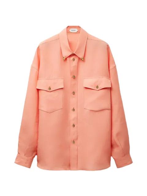 linen relaxed shirt by VERSACE