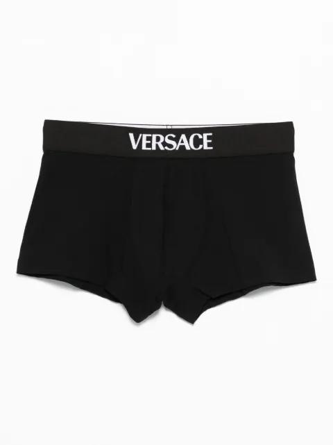 logo-band boxer shorts by VERSACE