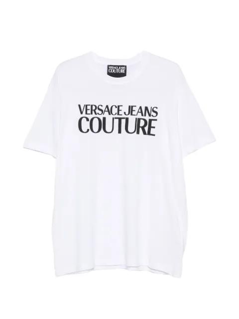 logo-detail T-shirt by VERSACE
