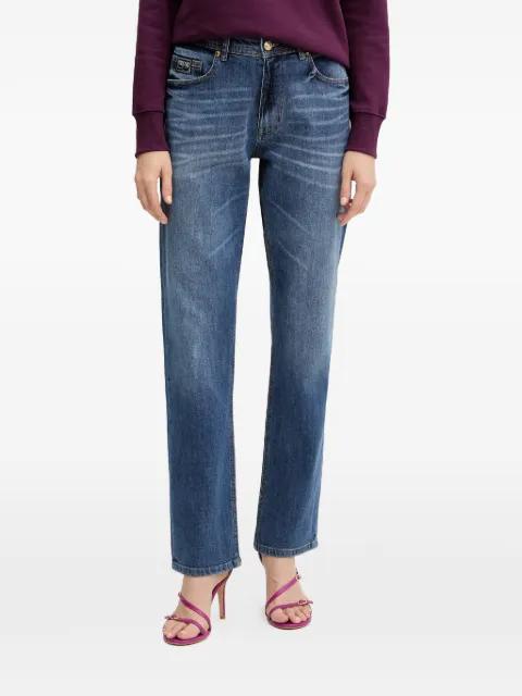 logo-detailed jeans by VERSACE