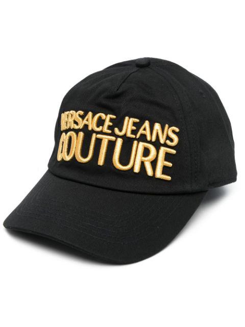 logo-embroidered cap by VERSACE