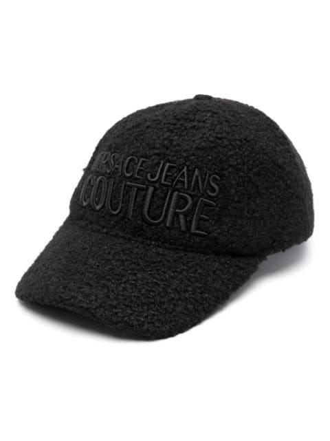 logo-embroidered fleece baseball cap by VERSACE