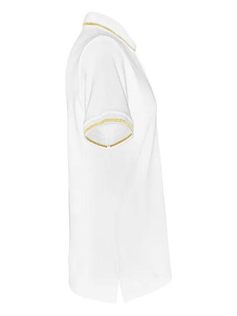 logo-embroidered polo shirt by VERSACE