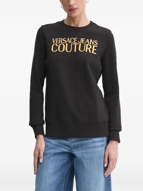 logo-embroidered sweatshirt by VERSACE