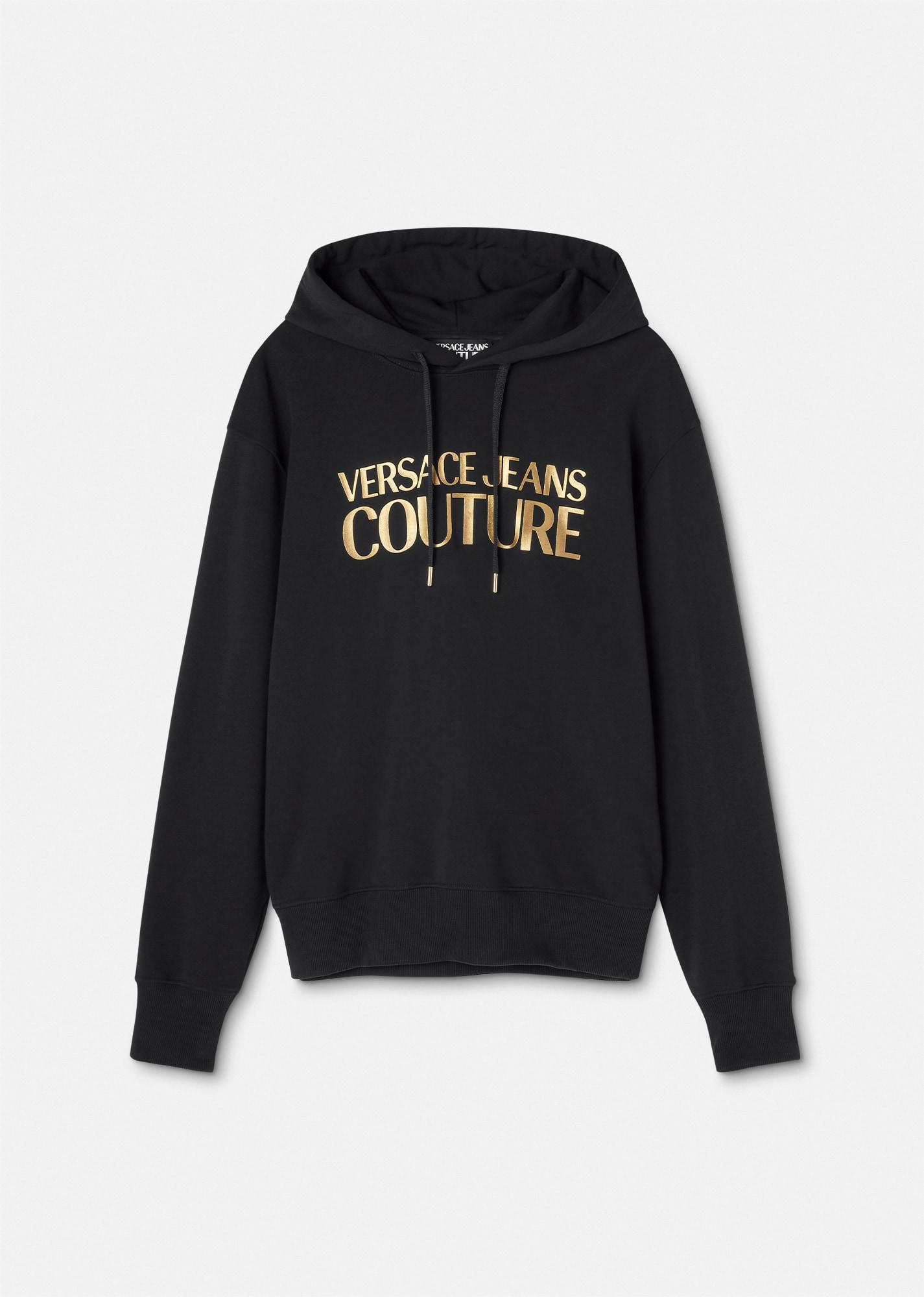 logo hoodie by VERSACE