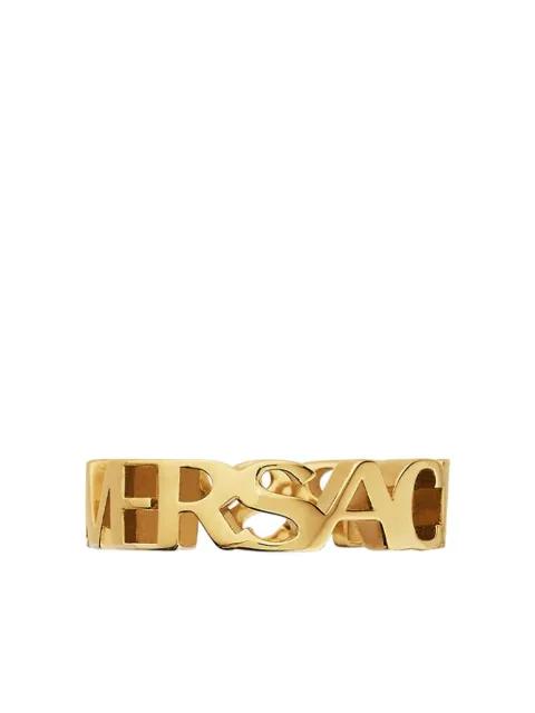 logo letter ring by VERSACE