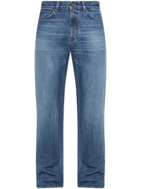 logo-patch jeans by VERSACE