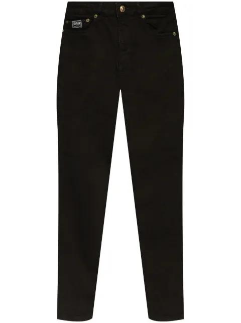 logo-patch jeans by VERSACE