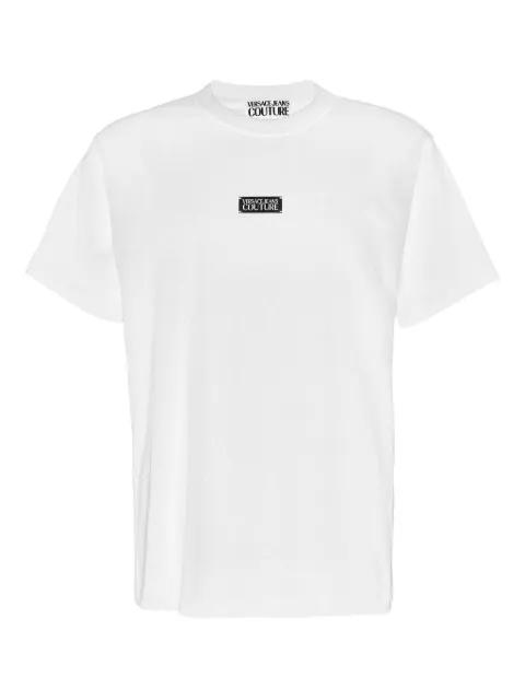 logo-patch short-sleeve T-shirt by VERSACE