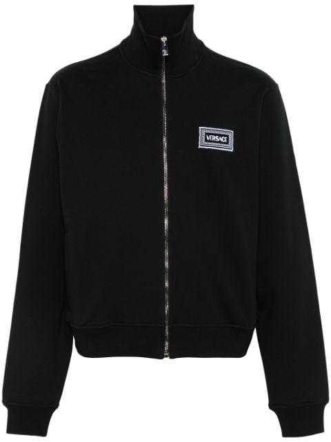 logo-patch sweatshirt by VERSACE