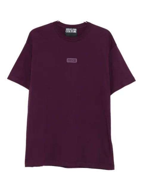 logo-plaque T-shirt by VERSACE