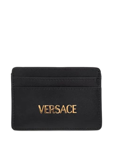 logo-plaque cardholder by VERSACE