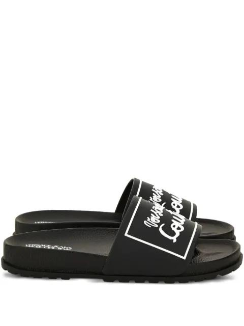 logo-plaque slides by VERSACE