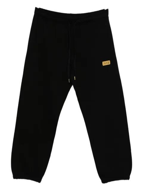 logo-plaque sweatpants by VERSACE