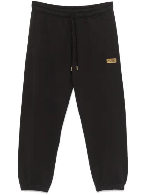 logo-plaque track pants by VERSACE