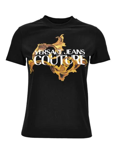 logo-print T-shirt by VERSACE