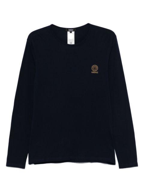logo-print T-shirt by VERSACE