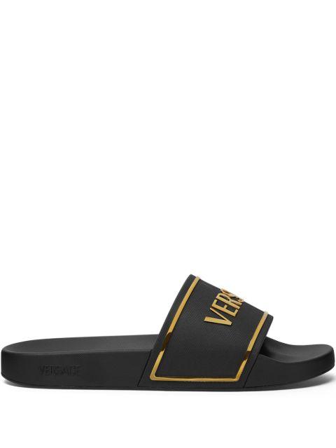 logo-print slides by VERSACE