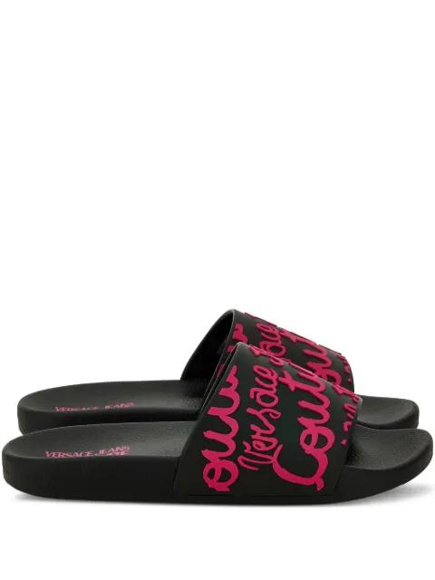 logo-print slides by VERSACE