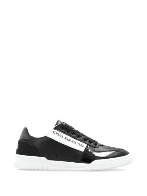 logo-print sneakers by VERSACE