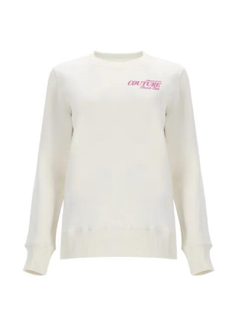 logo-print sweater by VERSACE