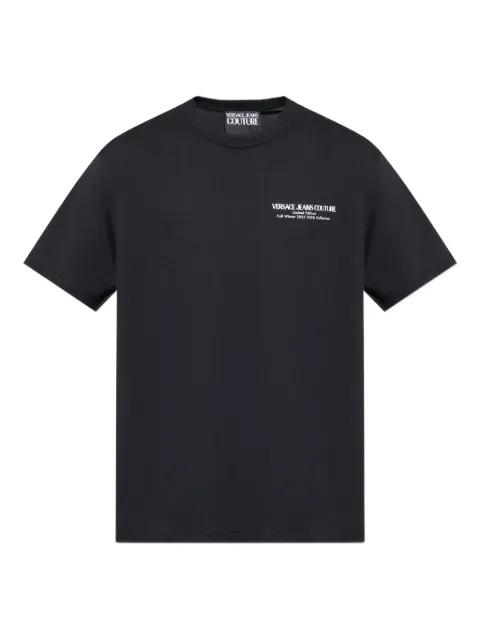 logo-print t-shirt by VERSACE