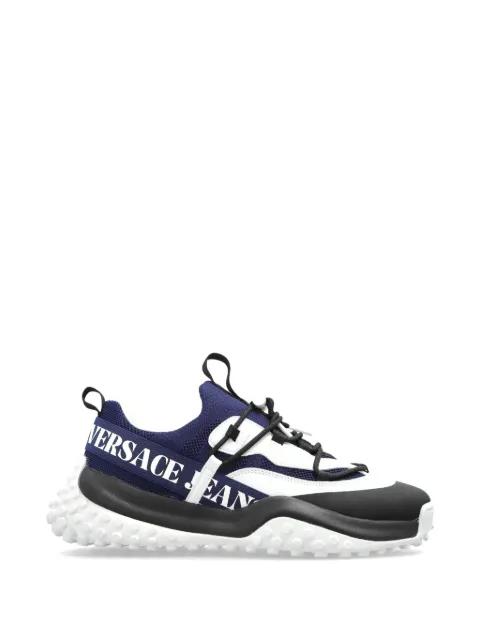logo-ptint sneakers by VERSACE