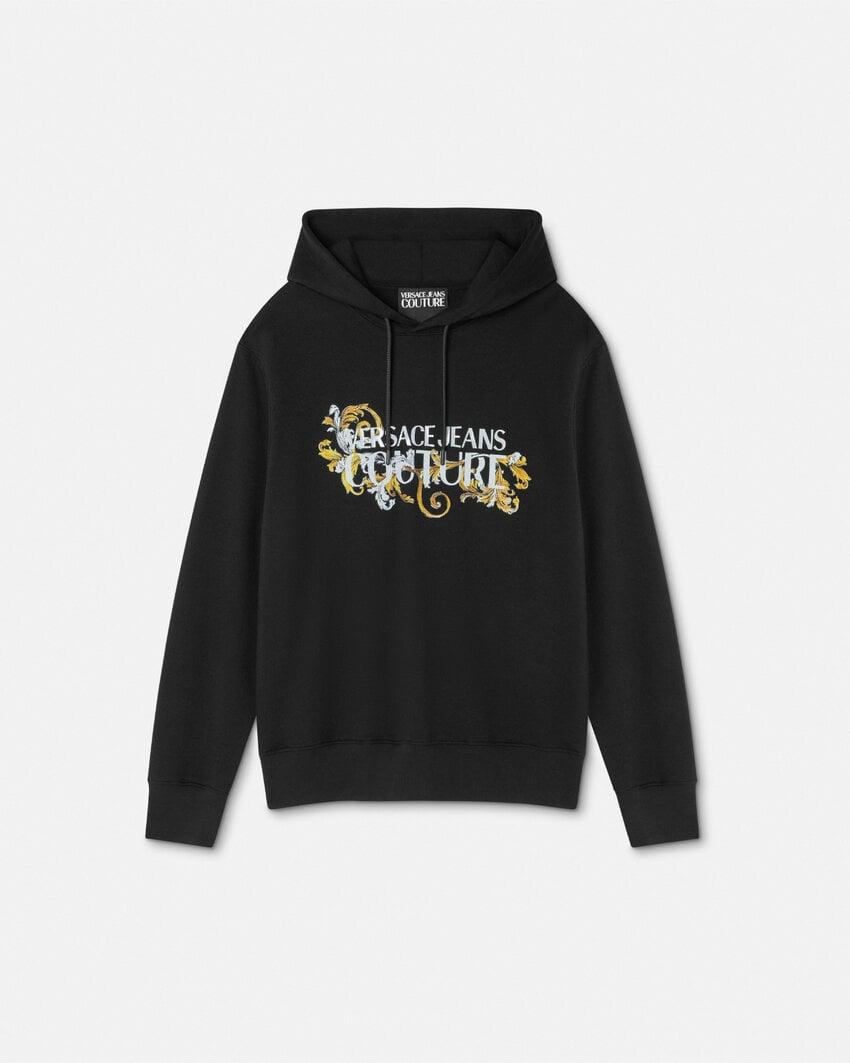 logo regular-fit hoodie by VERSACE