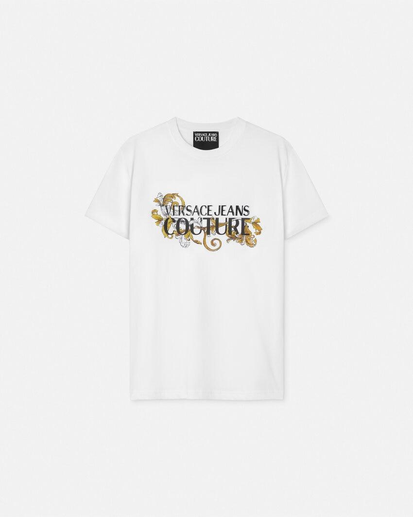 logo slim-fit t-shirt by VERSACE