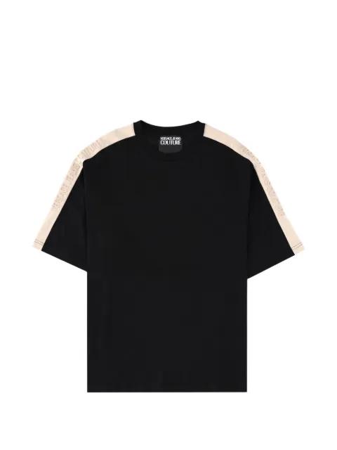 logo stripe detail T-shirt by VERSACE