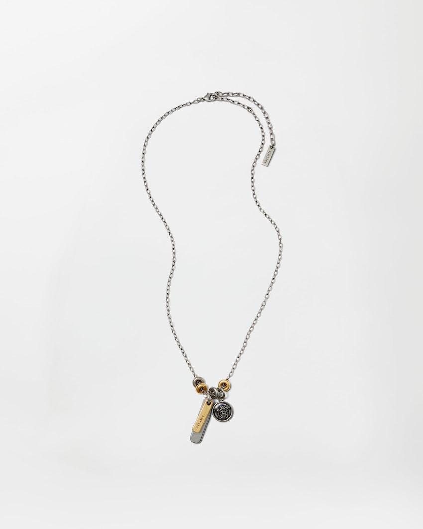 logo tag necklace by VERSACE