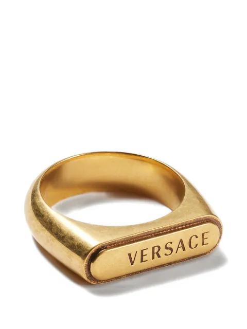 logo tag ring by VERSACE