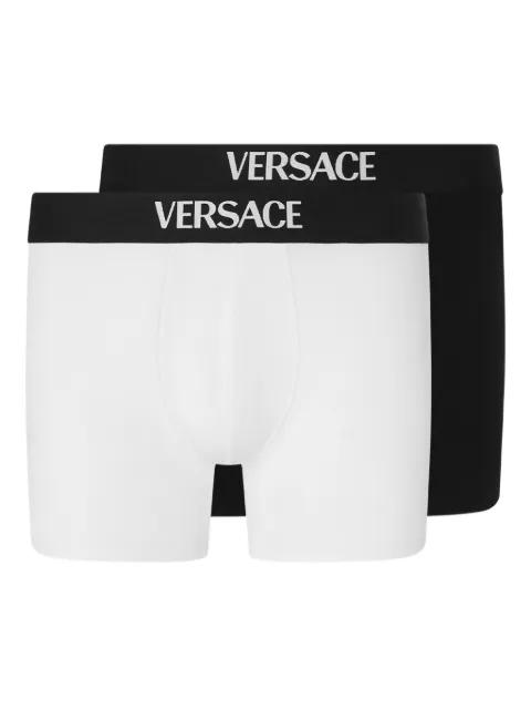 logo-waistband boxer (pack of two) by VERSACE