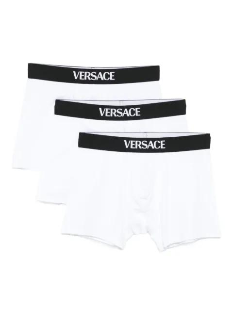 logo-waistband boxers (pack of three) by VERSACE