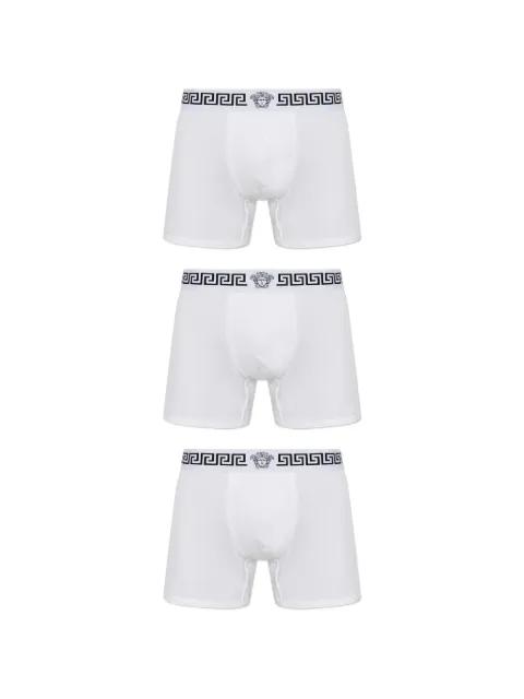 logo-waistband briefs (set of three) by VERSACE