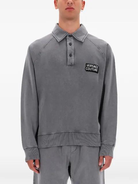 long-sleeve polo shirt by VERSACE