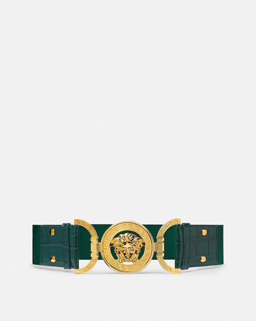 medusa 95 croc-effect belt 2.4 by VERSACE