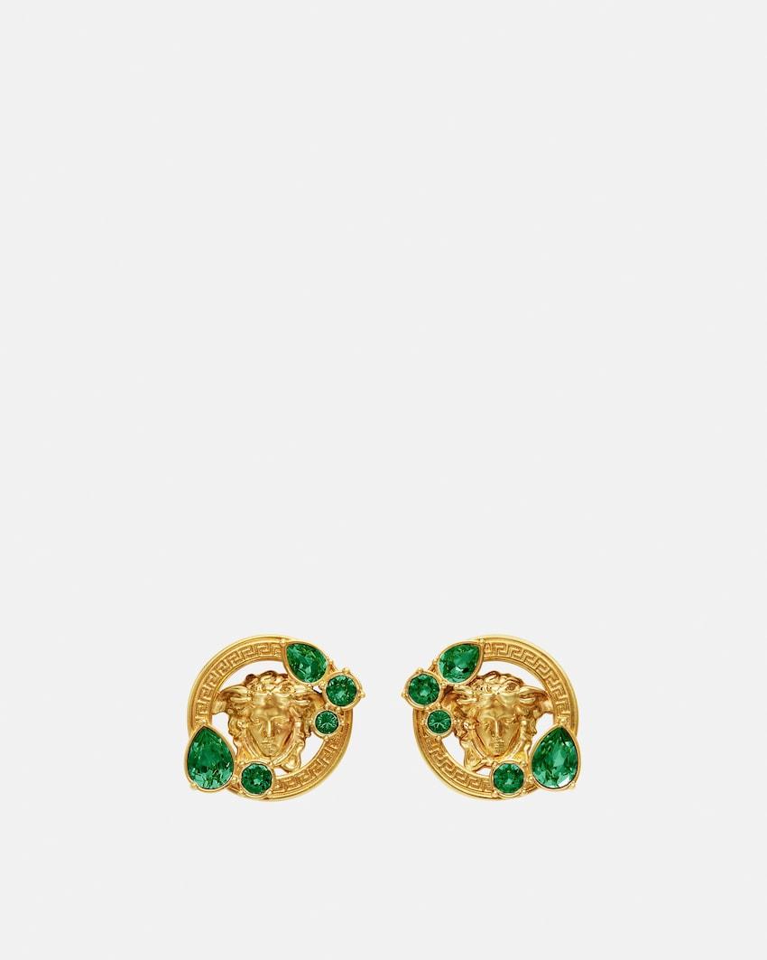 medusa 95 crystal earrings by VERSACE