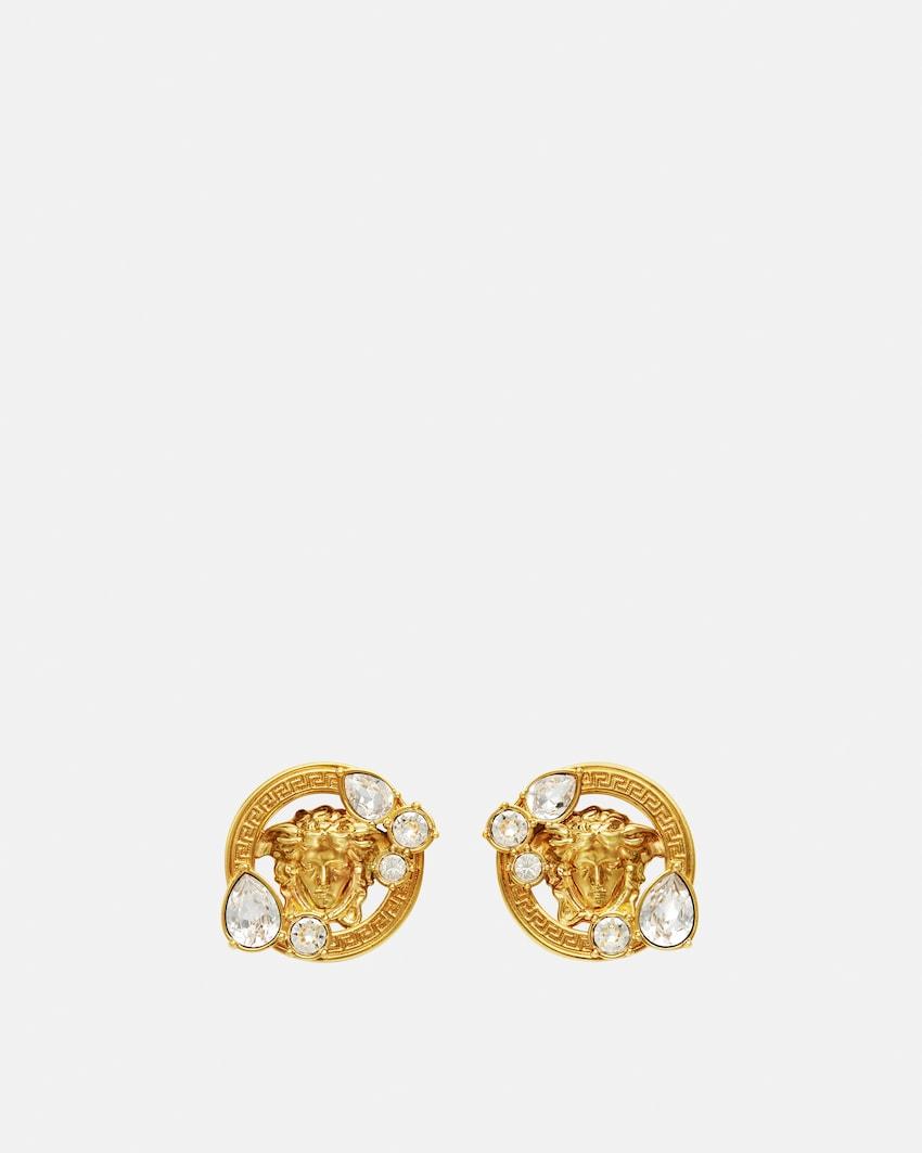 medusa 95 crystal earrings by VERSACE