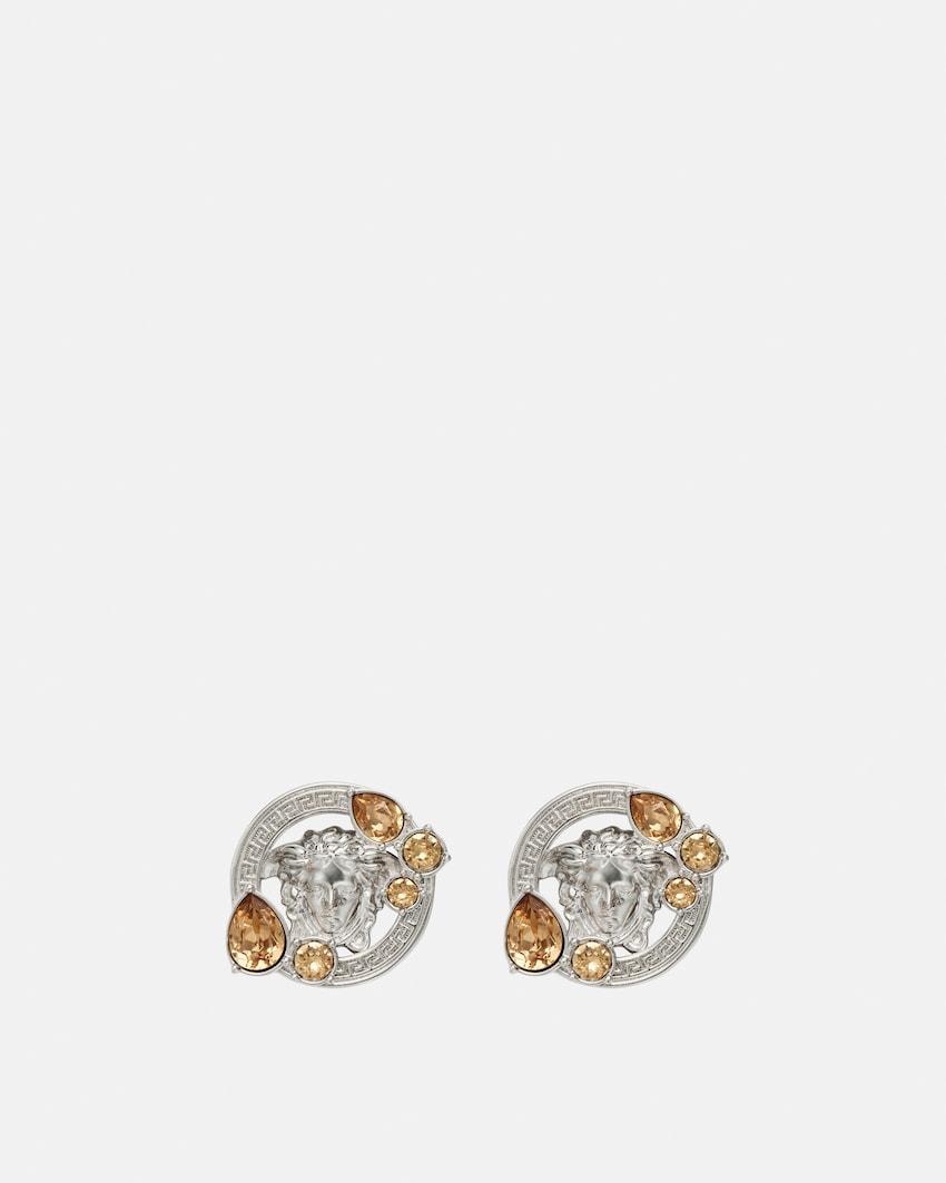 medusa 95 crystal earrings by VERSACE