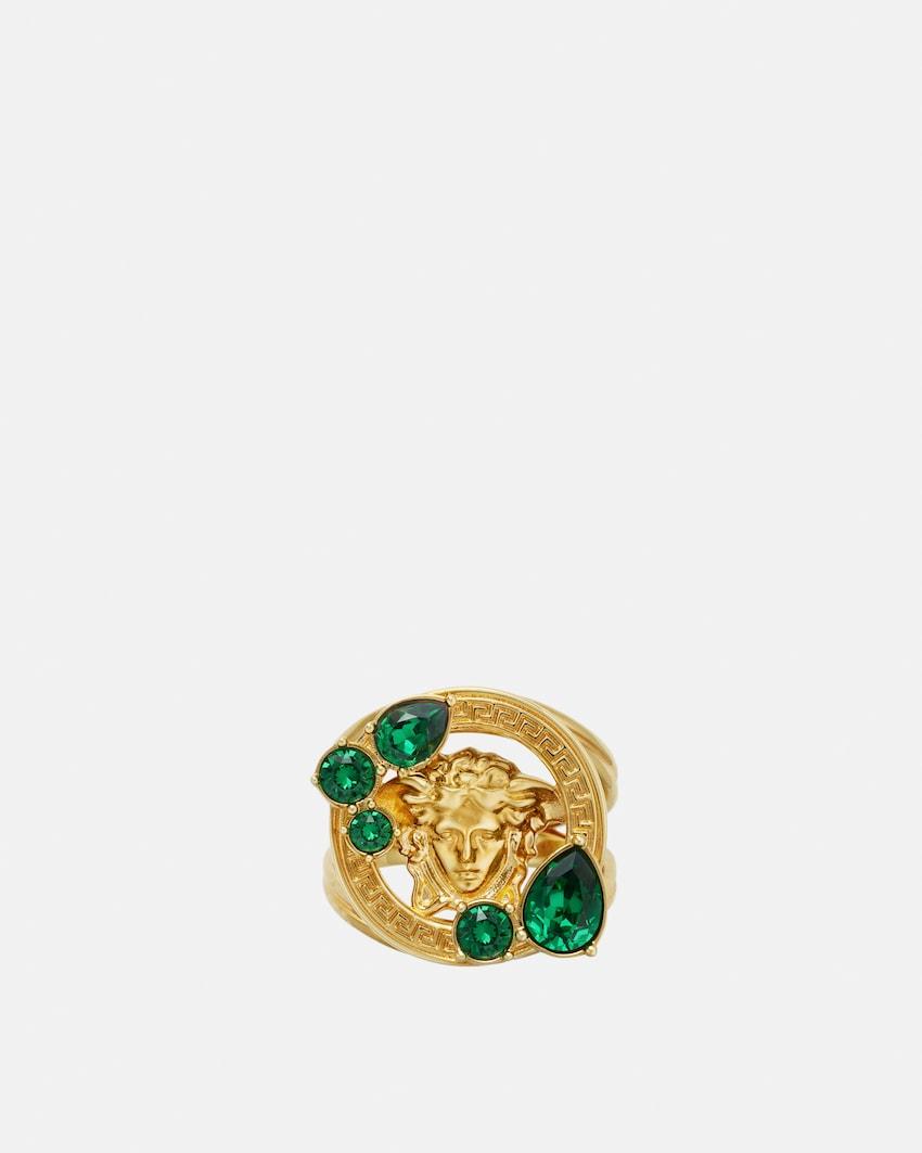 medusa 95 crystal ring by VERSACE