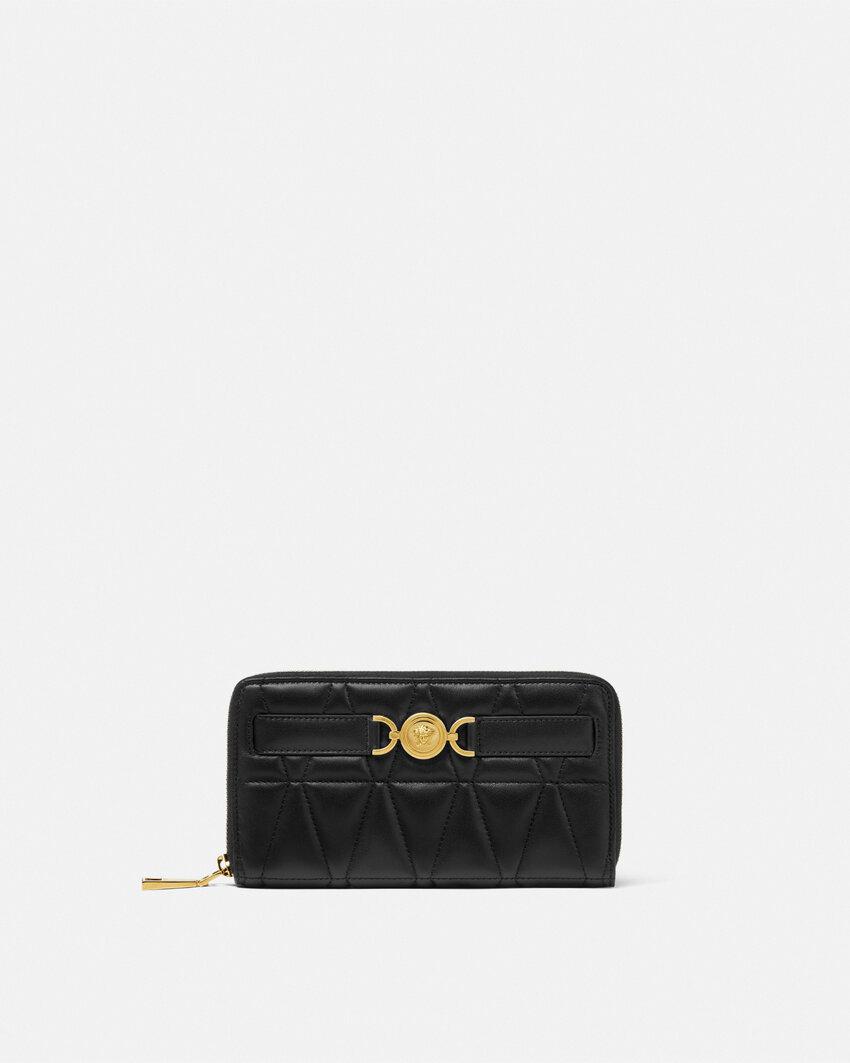 medusa 95 quilted nappa wallet by VERSACE