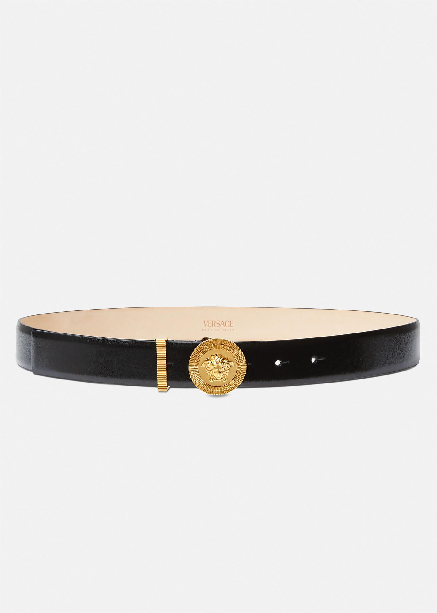 medusa biggie leather belt 1.2 by VERSACE