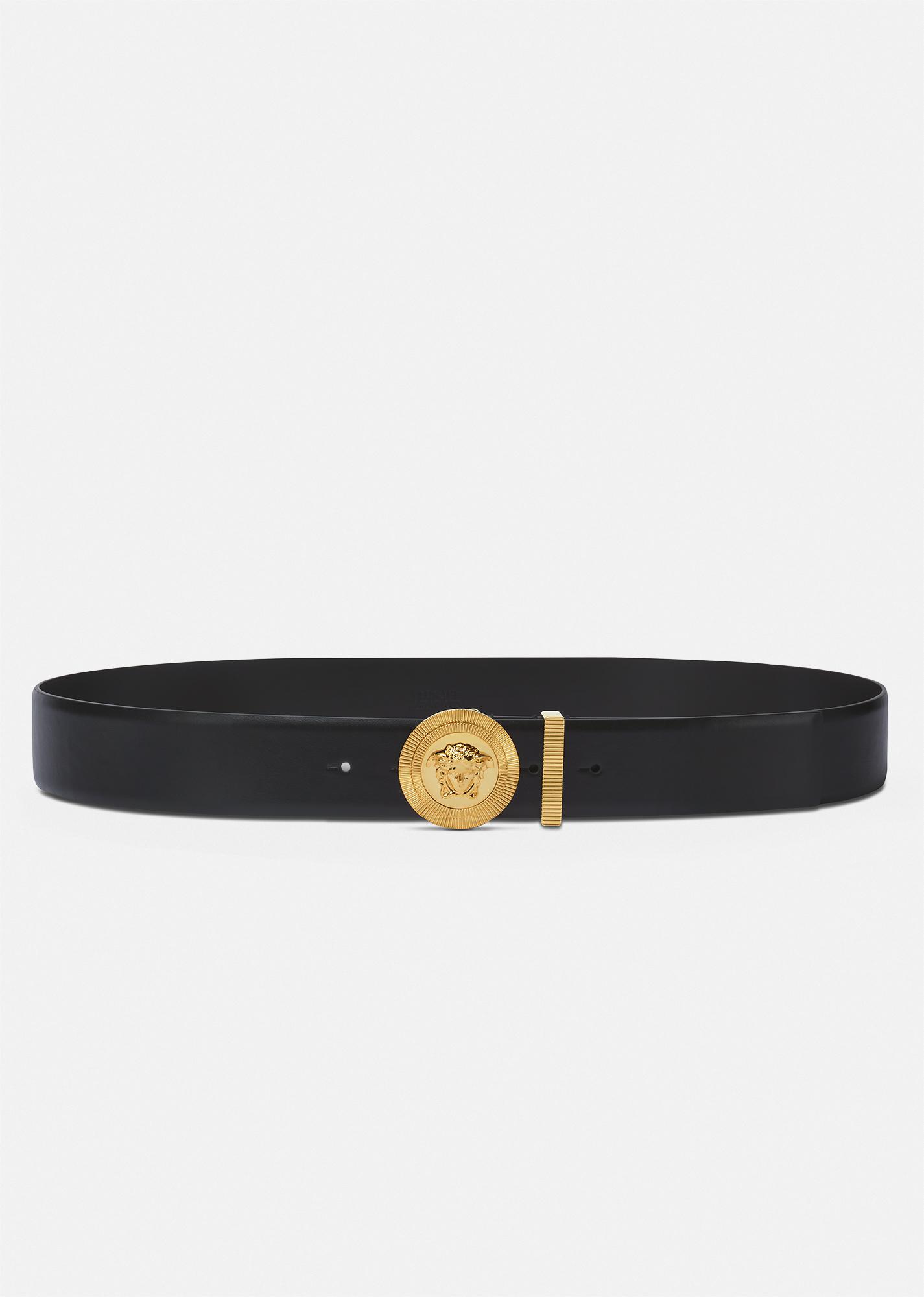 medusa biggie leather belt 1.6 by VERSACE